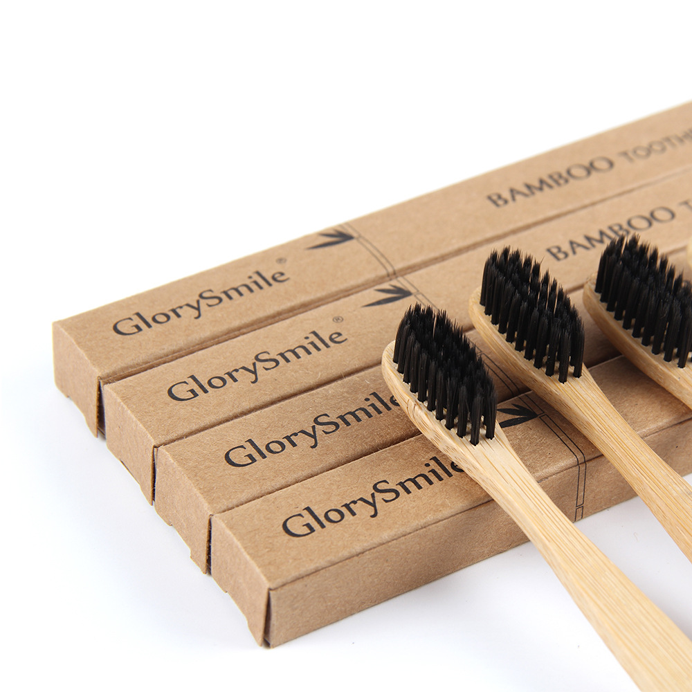 Bamboo Toothbrush Set - 1/4 шт. бамбуковых зубных щеток -