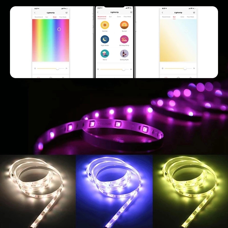 Yeelight Aurora Smart 2M Light – обзор и цена Yeelight Light Lightstrip